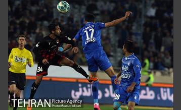 دیدار تیم های فوتبال استقلال تهران و سیاه جامگان