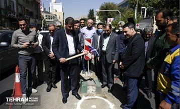 مراسم آغاز احداث رفیوژ میانی خیابان شهید باهنر  11