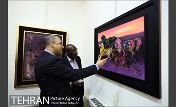 افتتاح نماشگاه آثار و رونمایی کتاب ناصر اویسی‎ 10