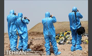 بازدید خبرنگاران از مجتمع پردازش و بازیافت زباله آرادکوه 16