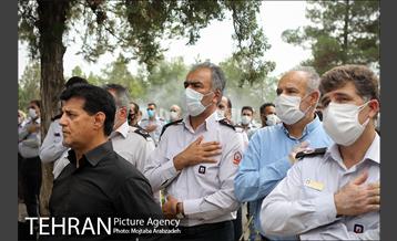 مراسم تشییع آتش نشان شهید مرتضی حیدری 11