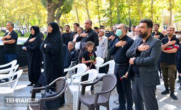 مراسم شهادت امام رضا(ع) و سالگرد تدفین شهدای گمنام منطقه۸