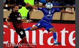 دیدار تیم های فوتبال استقلال ایران و الاهلی امارات