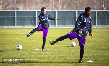 تمرین تیم ملی فوتبال زنان 14