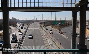 تقاطع سه سطحی بزرگراه‌های شهید نواب صفوی(شهید یارجانی) و شهید تندگویان 14