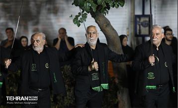 عزاداری شب تاسوعای حسینی در میدان منیریه 9