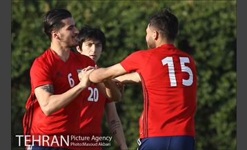 تمرین تیم ملی فوتبال ایران