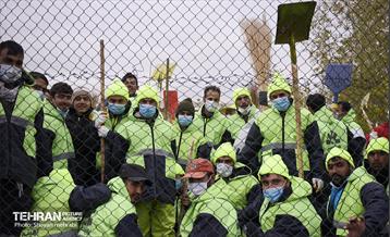 مانور برف روبی در منطقه ۳ تهران 32