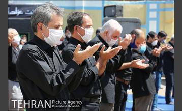 نماز ظهر عاشورا مسجد قائم(عج) منطقه هفت