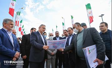 آیین افتتاح تقاطع غیرهمسطح پل شهید محسن سیفی 6