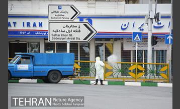 ضدعفونی معابر سطح شهر 14