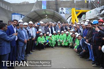 آغاز  حفاری تونل  محور جنوبی خط 6 مترو تهران 39