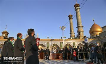 آیین تعویض پرچم حضرت عبدالعظیم حسنی(ع) 5