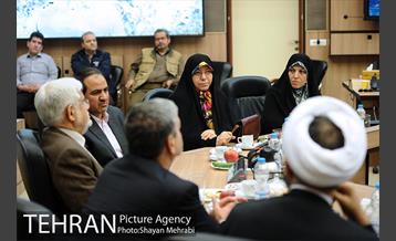 بازدید مجمع نمایندگان تهران در مجلس شورای اسلامی از ستاد مدیریت بحران شهر تهران 22