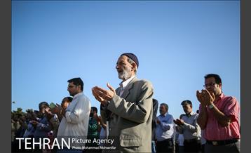 اقامه نماز عید فطر در جوار حرم حضرت شاه عبدالعظیم 2