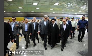 آیین افتتاح و بهره برداری از ایستگاه مترو امام حسین (ع) 5