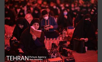 مراسم احیای شب بیست و سوم ماه مبارک رمضان در گلزار شهدای بهشت زهرا(س) 5