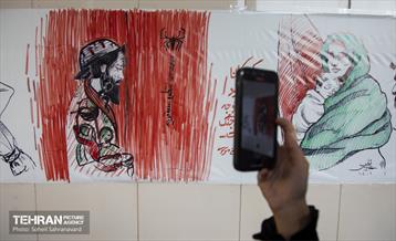 رویداد طراحی دیواری با ماژیک 14