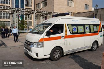 مانور تخلیه اضطراری ساختمان مرکزی شهرداری تهران