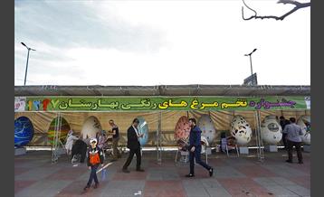جشنواره تخم مرغ رنگی در فلکه دوم صادقیه 1