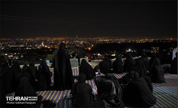 مراسم شب هشتم محرم در کهف الشهدا 1