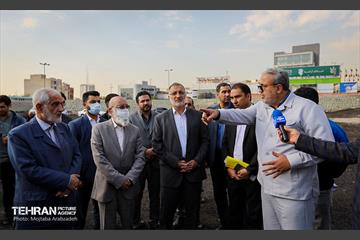 آیین بهره برداری از پنج پروژه جمع آوری و هدایت آب های سطحی در تهران  9