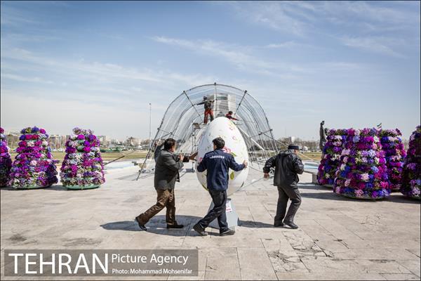 آماده سازی میدان آزادی در آستانه نوروز ۹۸ 18