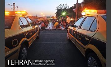 افطاری ساده در پایانه تاکسیرانی صادقیه 16