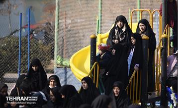 تشییع پیکر شهید گمنام در منطقه ۲۱