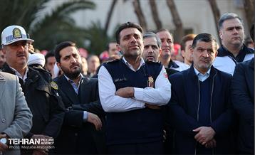 تشییع پیکر شهید آتش‌نشان «قریب رضا دارابی» -1 33