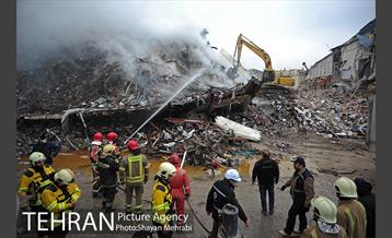 سومین روز عملیات امداد ونجات حادثه پلاسکو -3 9