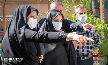 بازدید میدانی نرجس سلیمانی از منطقه 7