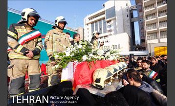 تشییع پیکر شهید آتش نشان سید احسان جامعی 10