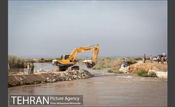 ساخت سیل بند در روستای سابله 18