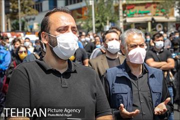 کاروان عزاداری خودرویی شهربانان و معبربانان بسیجی منطقه ۲