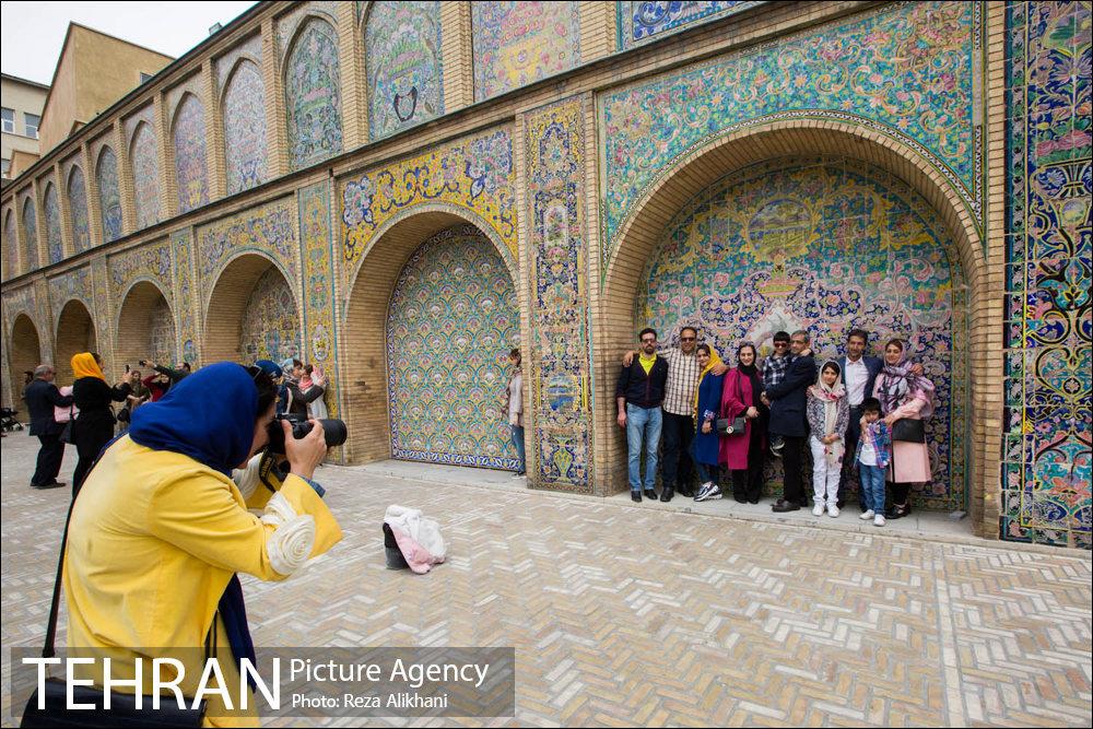 قاب‌های کاشی‌های کاخ کلستان 1