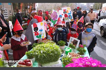 آیین محله تکانی در شهرک بیمه 8