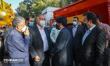 بازدید شهردار  تهران از تجهیزات جدید سازمان مدیریت پسماند 29