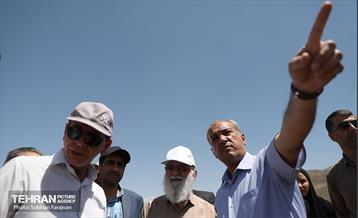 بازدید رئیس شورای شهر از پروژه بزرگراه شهید شوشتری 28