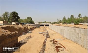 بازدید رئیس شورای شهر تهران از کلان‌پروژه بزرگراه یادگار امام(ره) 14