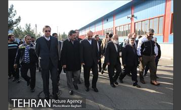 مراسم بهره برداری از 65 دستگاه واگن و لکوموتیو برقی مترو تهران و حومه 1