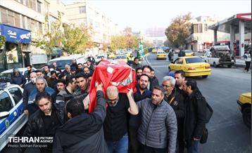 تشییع پیکر خبرنگار فقید مهدی علیرضایی 46