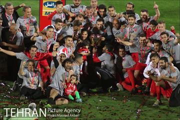 جشن قهرمانی تیم فوتبال پرسپولیس
