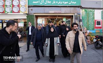 بازدید سخنگوی دولت از بازار میوه و تره‌بار و شهروند جلال آل احمد 24