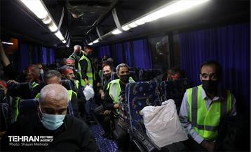 آیین اعزام خادم الحسین(ع) شهرداری تهران به مراسم اربعین حسینی 45