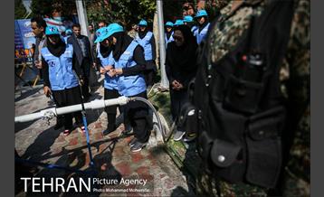 مانور آبرسانی اضطراری در زلزله 14