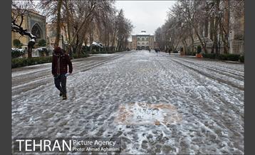 روز برفی میدان مشق و پارک شهر تهران 14