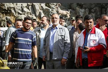 بازدید شهردار تهران از منطقه سیل زده امام زاده داوود(ع) 42