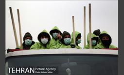 مانور عملیات برف روبی شهرداری منطقه شش 27