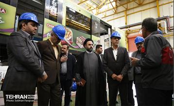 بازدید اعضای شورای اسلامی شهر تهران از شرکت واگن‌سازی تهران 22